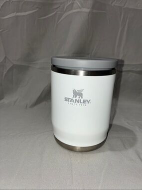 Stanley White and Silver Insulated Food Jar
